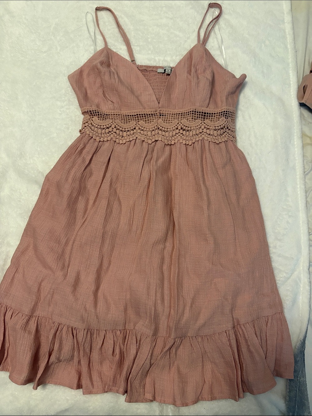 Pink short dress